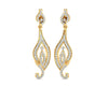 Cass Long Diamond Earrings - Jewelslane