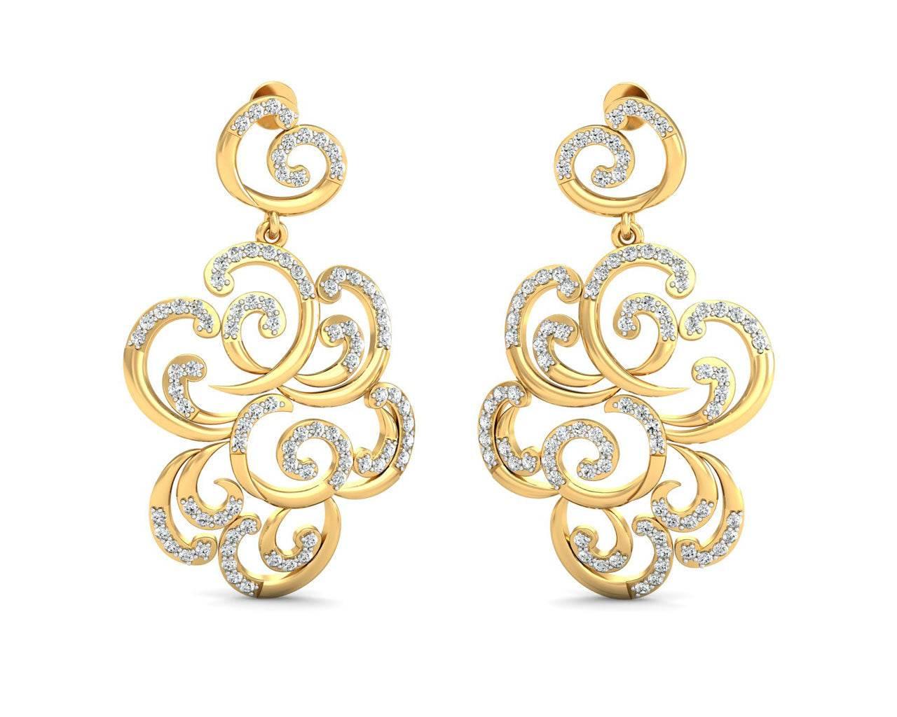 Cathy Brilliant Diamond Earrings - Jewelslane