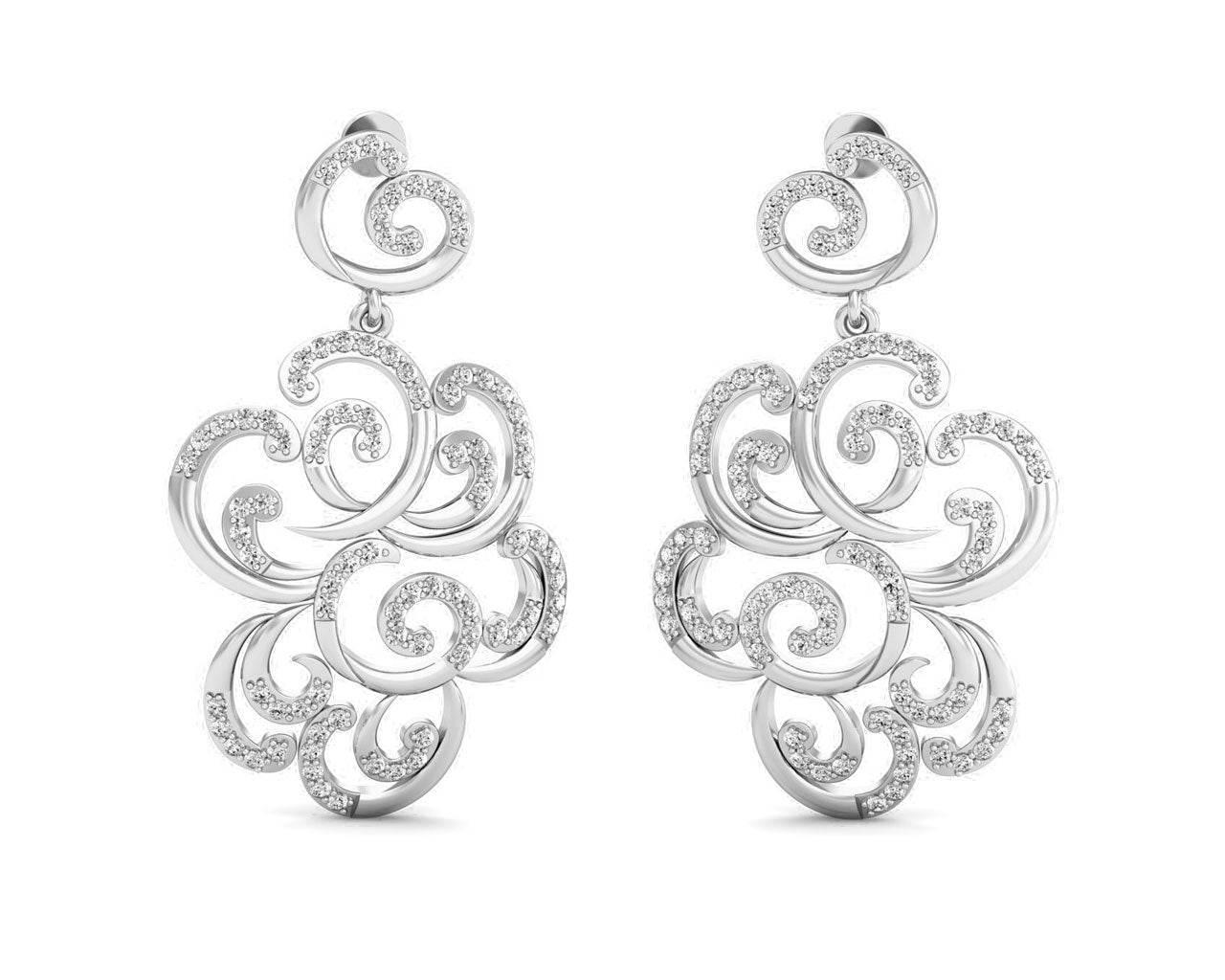 Cathy Brilliant Diamond Earrings - Jewelslane