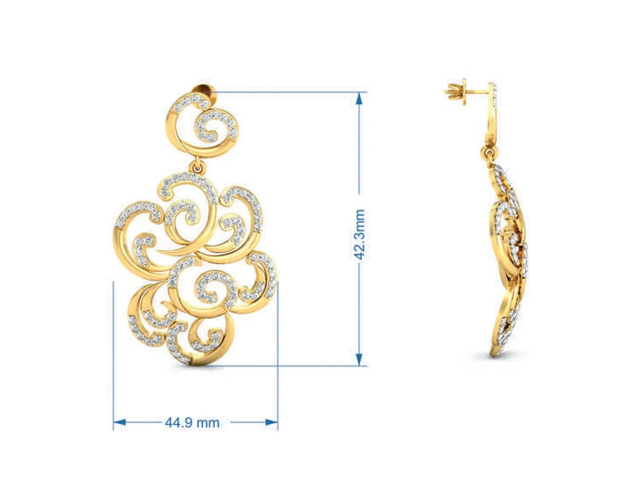 Cathy Brilliant Diamond Earrings - Jewelslane