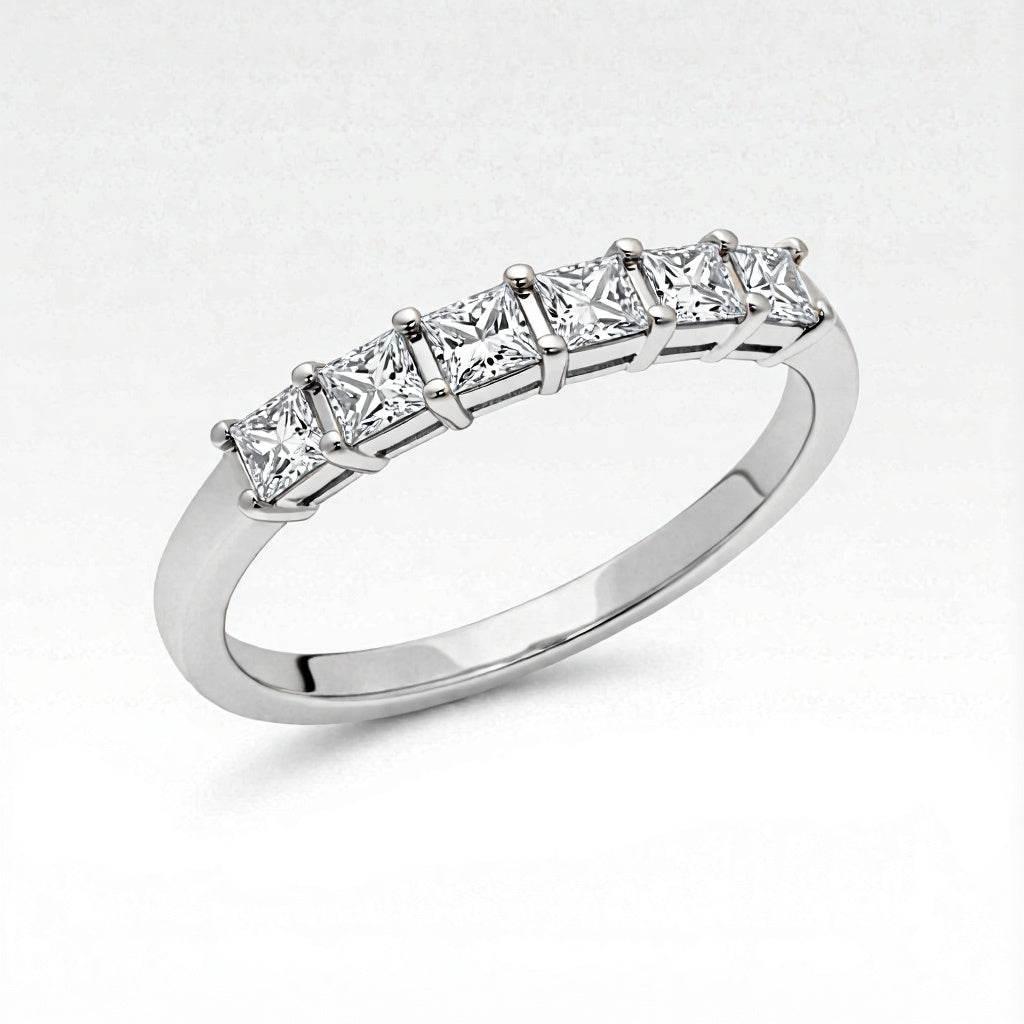 Ceci Lab Grown Princess Cut Diamond Ring in Gold - Jewelslane