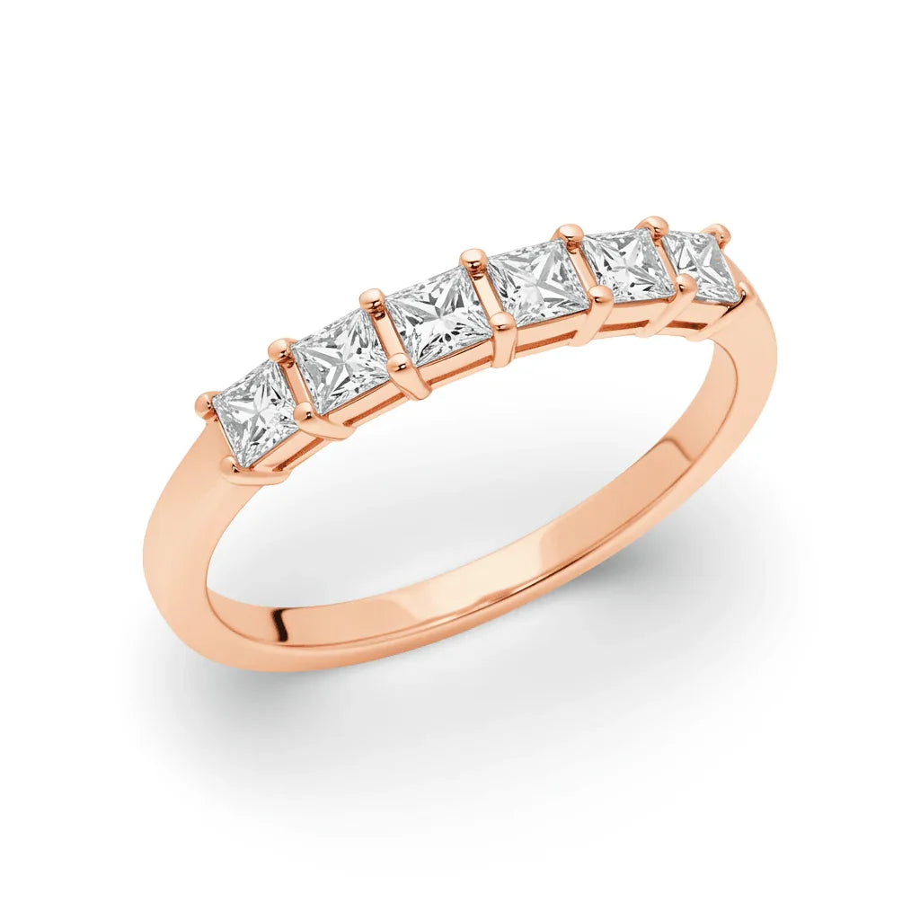Ceci Lab Grown Princess Cut Diamond Ring in Gold - Jewelslane