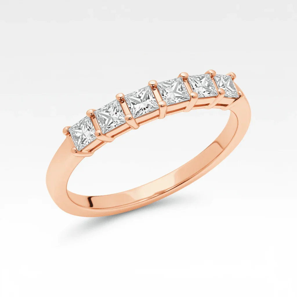Ceci Lab Grown Princess Cut Diamond Ring in Gold - Jewelslane