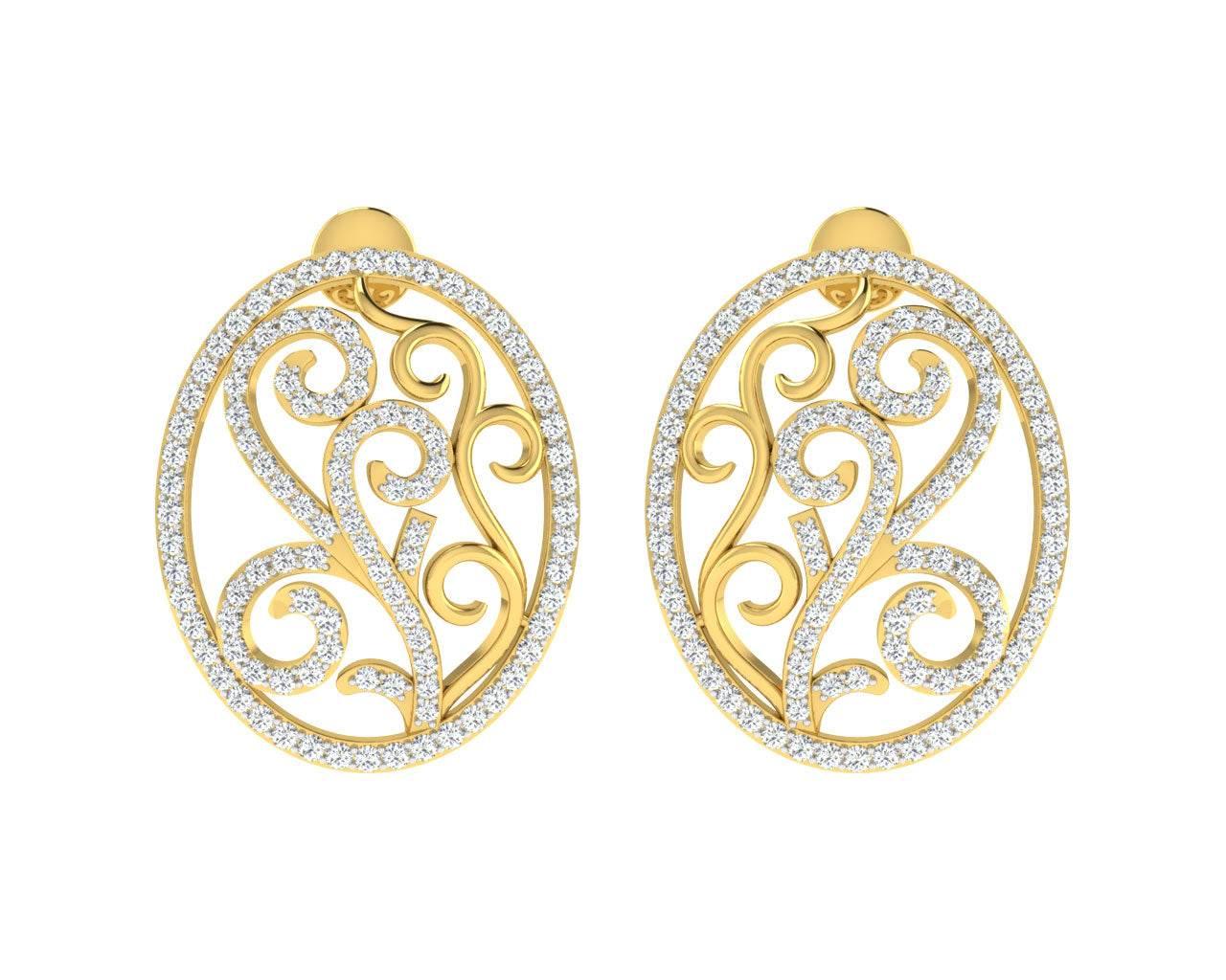 Celeste Diamond Earrings - Jewelslane