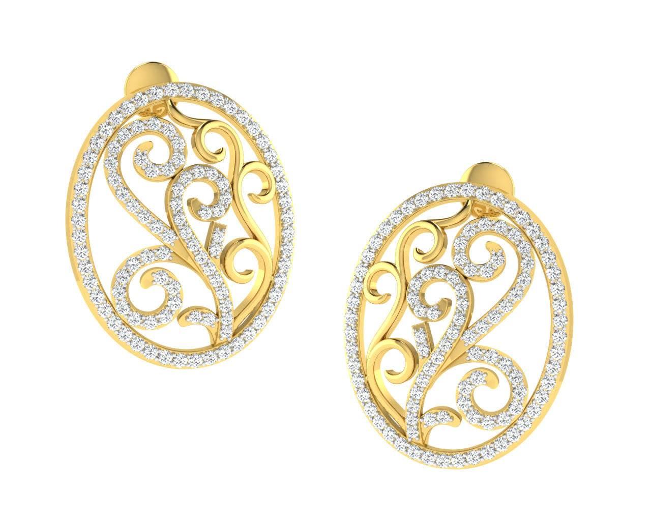 Celeste Diamond Earrings - Jewelslane