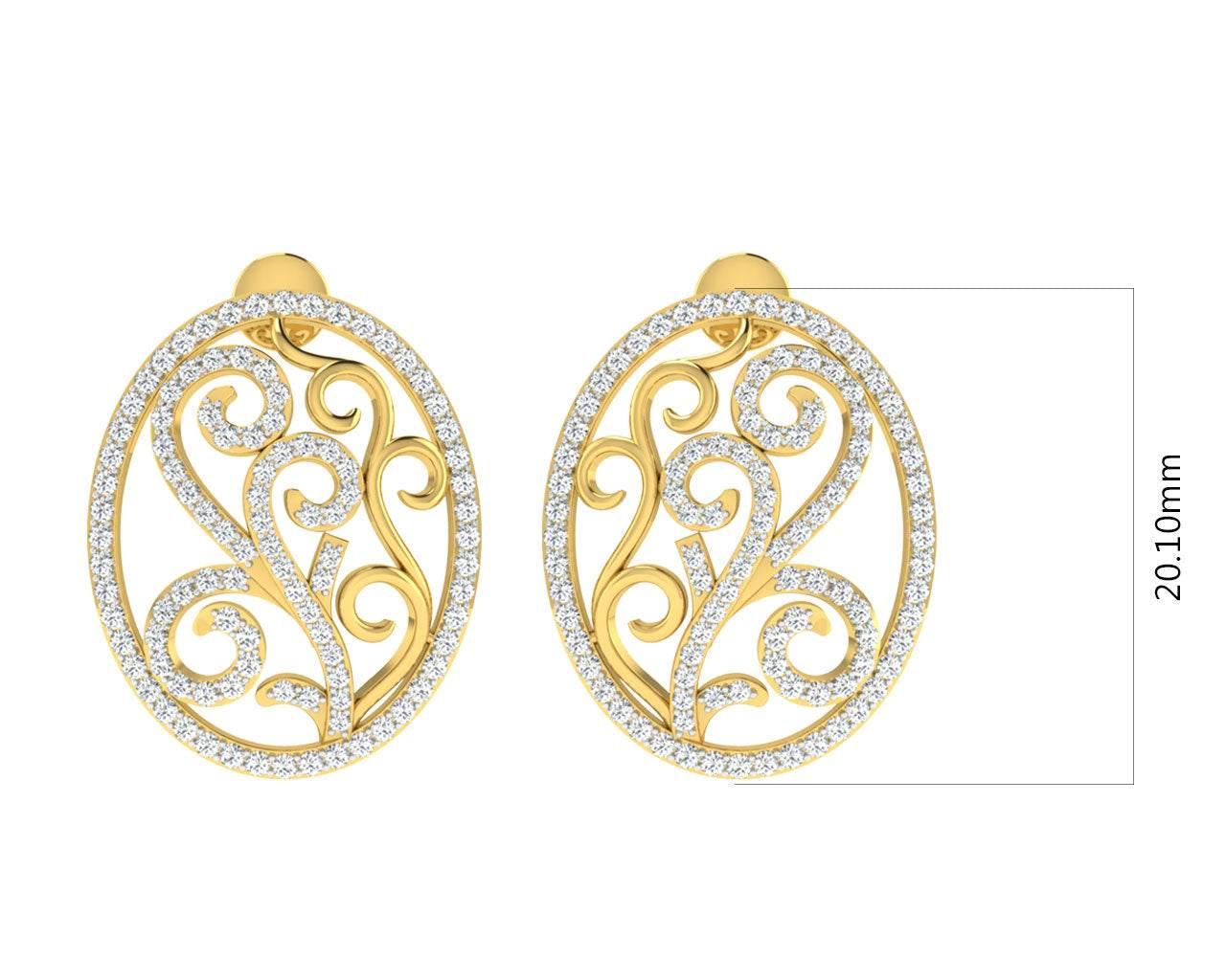 Celeste Diamond Earrings - Jewelslane