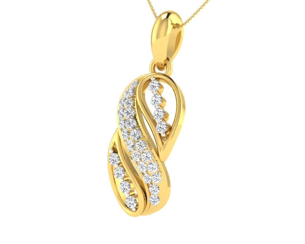 Celina Diamond Pendant - Jewelslane