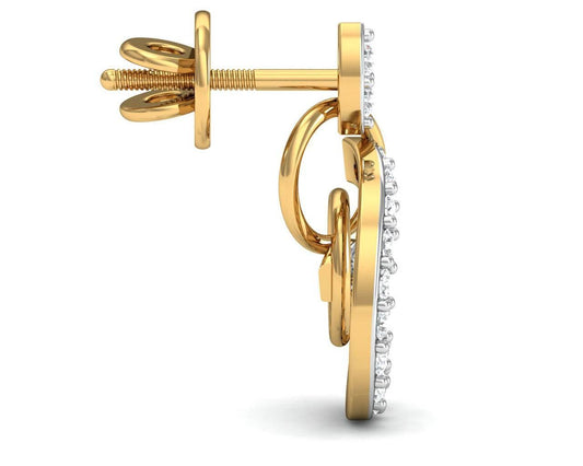 Chakrika Diamond Eartops - Jewelslane