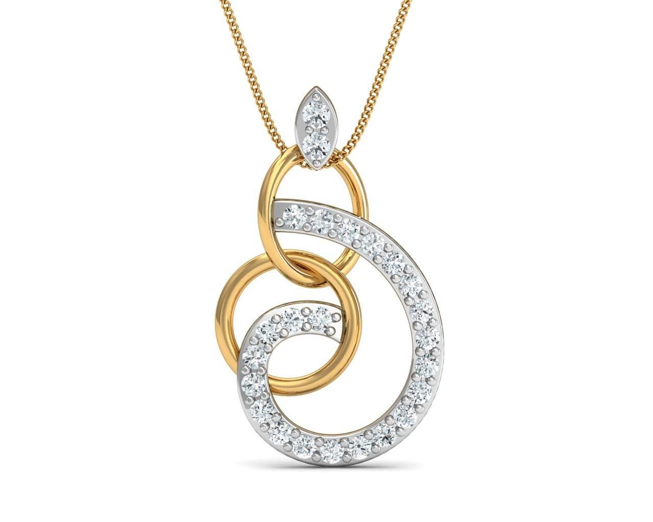 Chakrika Diamond Pendant - Jewelslane