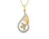 Charvi Designer Diamond Pendant - Jewelslane