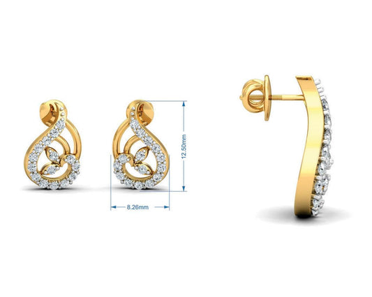 Charvi Designer Diamond Pendant Set - Jewelslane