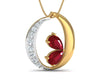 Chiti Ruby Diamond Pendant - Jewelslane