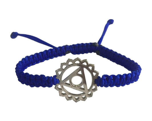 Throat Chakra Bracelet in Silver - Jewelslane