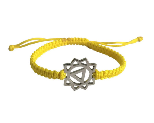 Solar Chakra Bracelet in Silver - Jewelslane