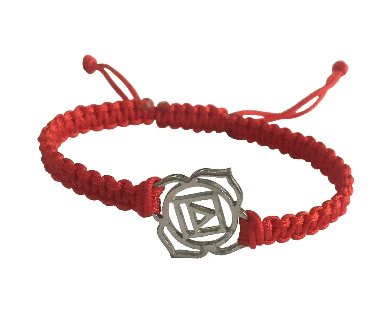 Root Chakra Bracelet in Silver - Jewelslane
