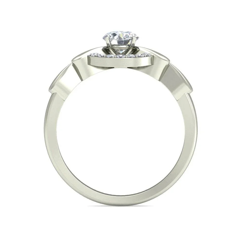 Claire Solitaire Diamond Engagement ring - Jewelslane