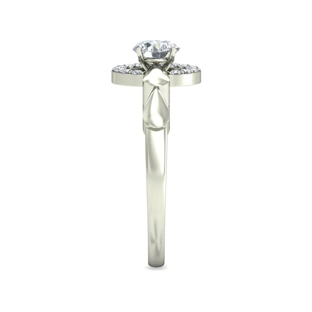 Claire Solitaire Diamond Engagement ring - Jewelslane