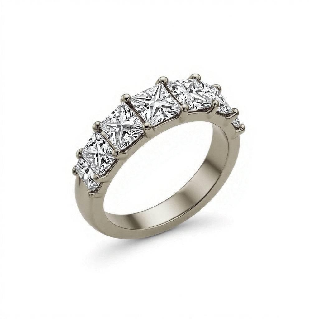 Coro Princess Cut Diamonds Band - Jewelslane