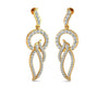 Deeva Diamond Danglers - Jewelslane