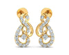 Deiva Round Brilliant Diamond Earrings - Jewelslane