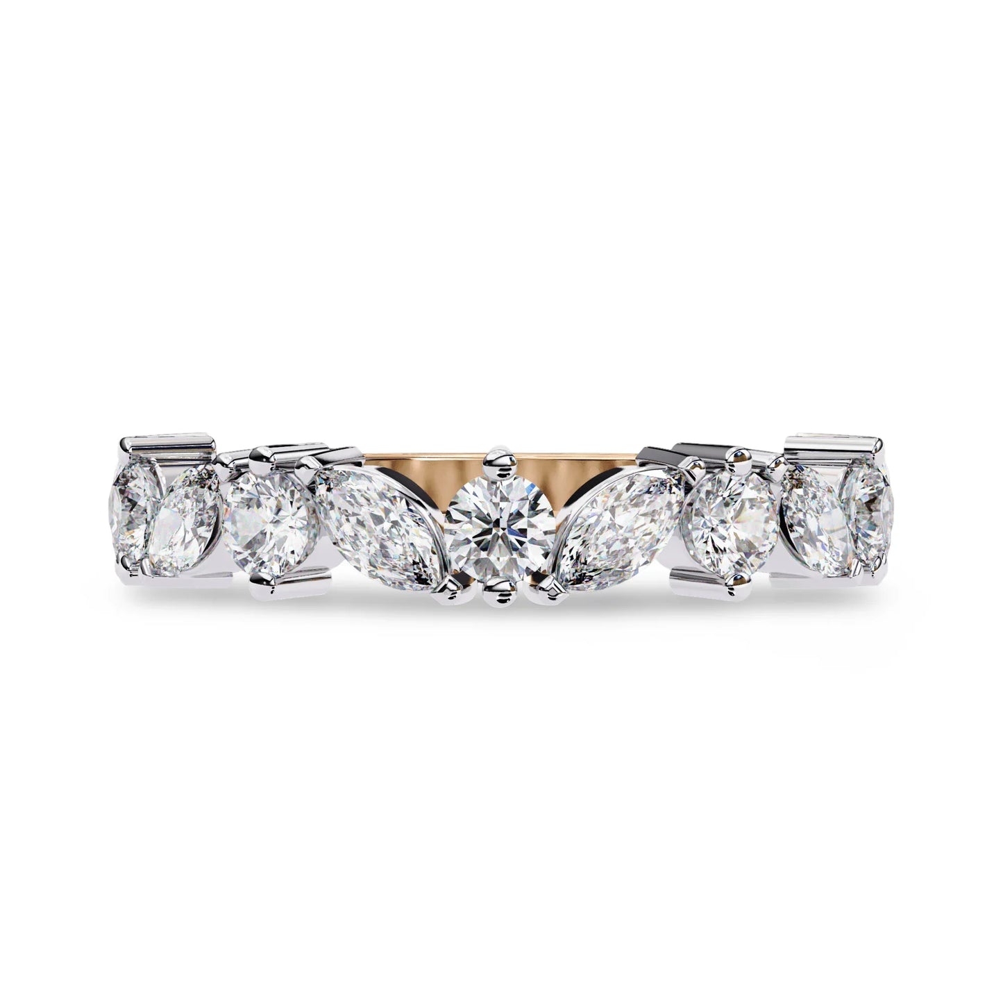 Demi Lab Grown Fancy Diamond Ring in Gold - Jewelslane