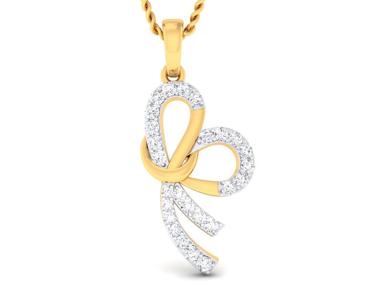 Derin Diamond Pendant in Gold - Jewelslane