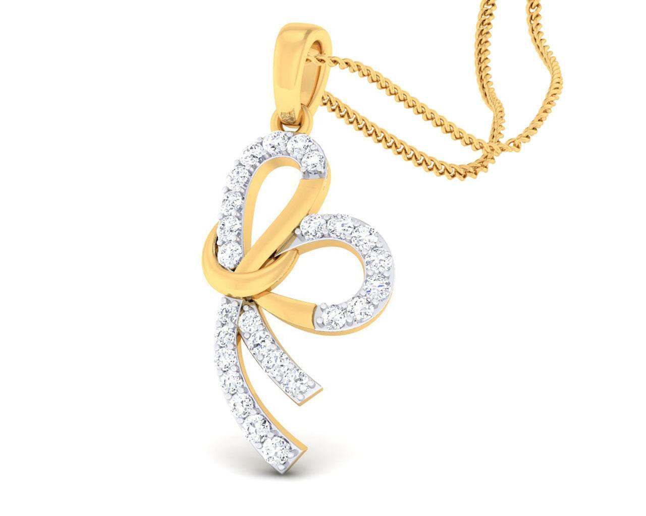 Derin Diamond Pendant in Gold - Jewelslane