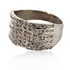 Diamond Band in silver - Jewelslane
