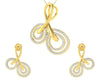 Dian Diamond Pendant & Earrings set - Jewelslane