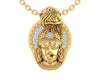Divine Hanuman Pendant in Gold - Jewelslane