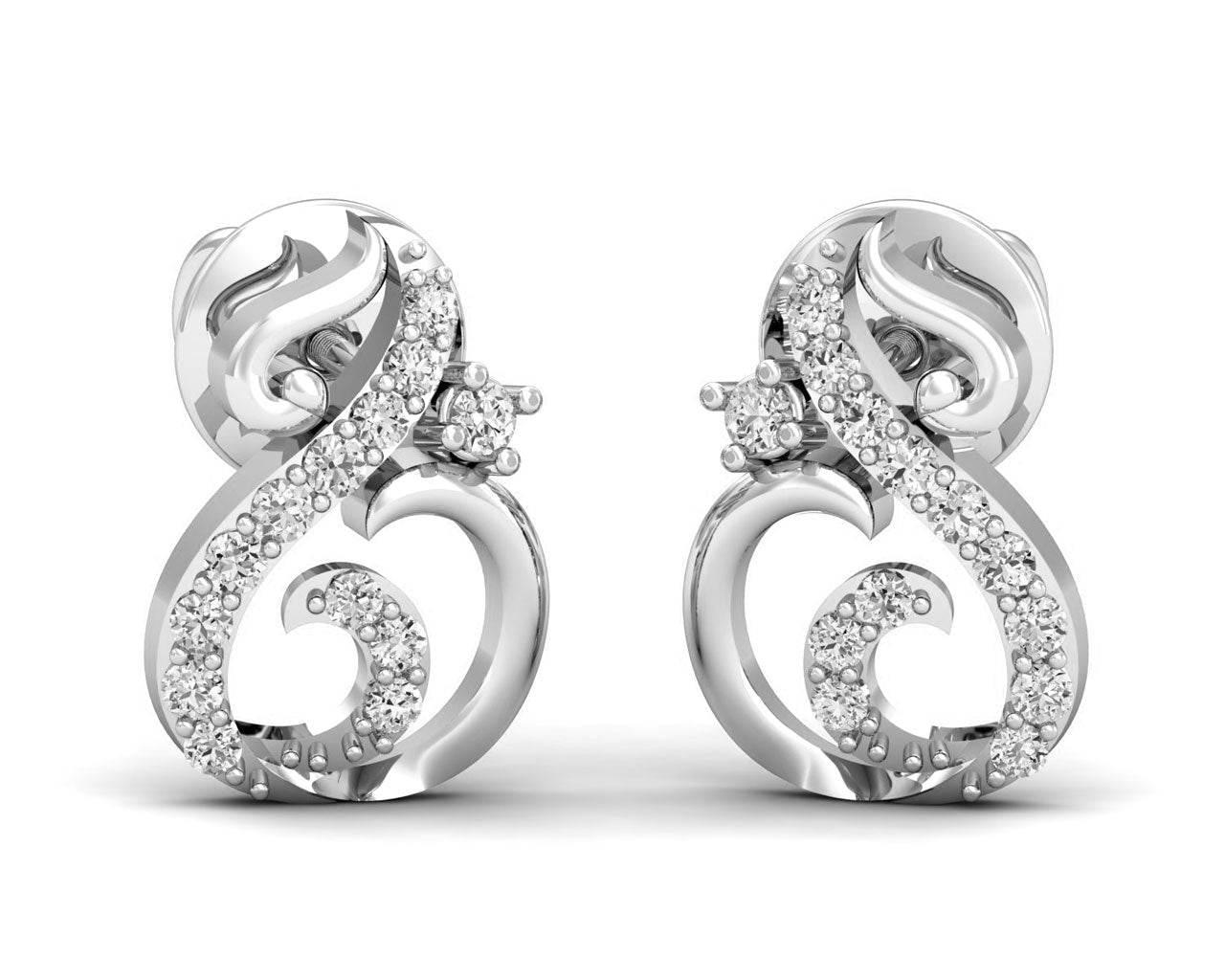Dixa Diamond Earrings - Jewelslane