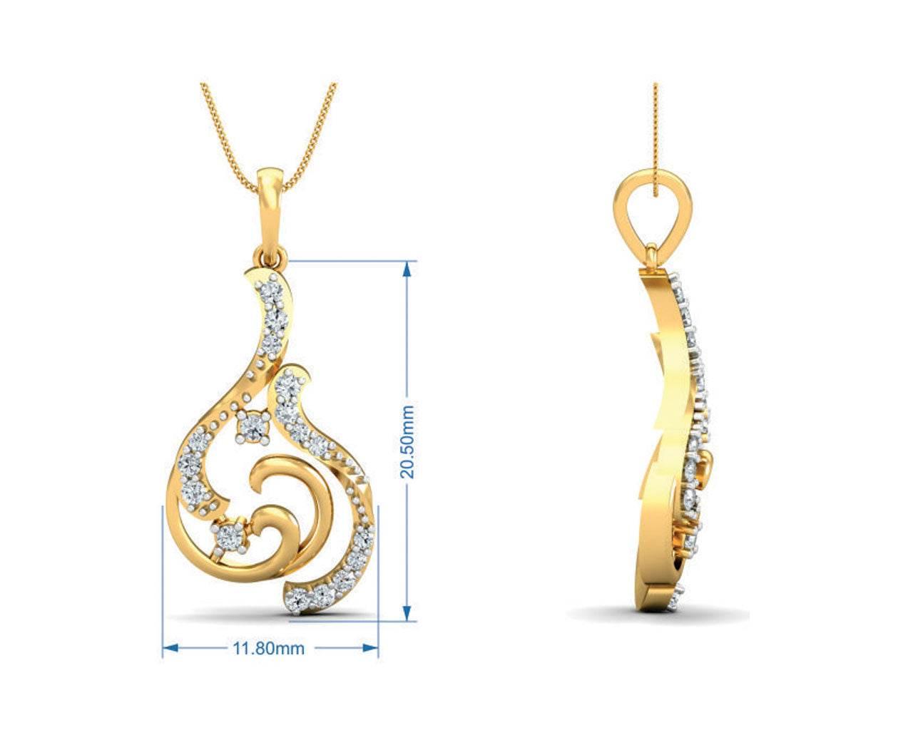 Dovi Diamond Pendant - Jewelslane