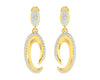 Eeva Diamond Earrings in Gold - Jewelslane