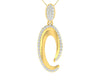 Eeva Diamond Pendant in Gold - Jewelslane