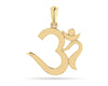 Elegant Om Gold Pendant - Jewelslane