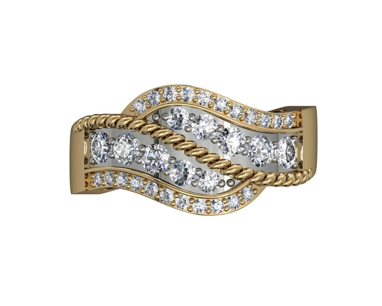 Elena Diamond Daily wear Ring - Jewelslane