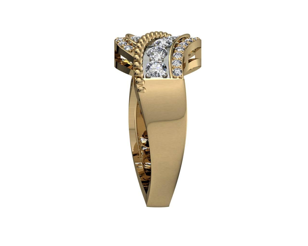 Elena Diamond Daily wear Ring - Jewelslane