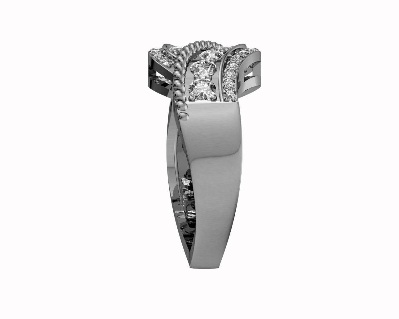 Elena Diamond Daily wear Ring - Jewelslane