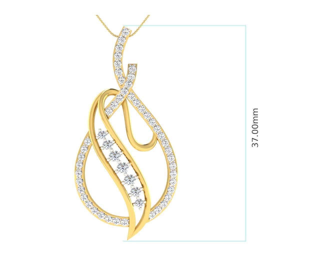 Eliza Diamond Pendant - Jewelslane