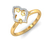 Ella Diamond Ring in Gold - Jewelslane