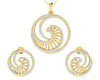 Emel Diamond Earrings & Pendant Set - Jewelslane