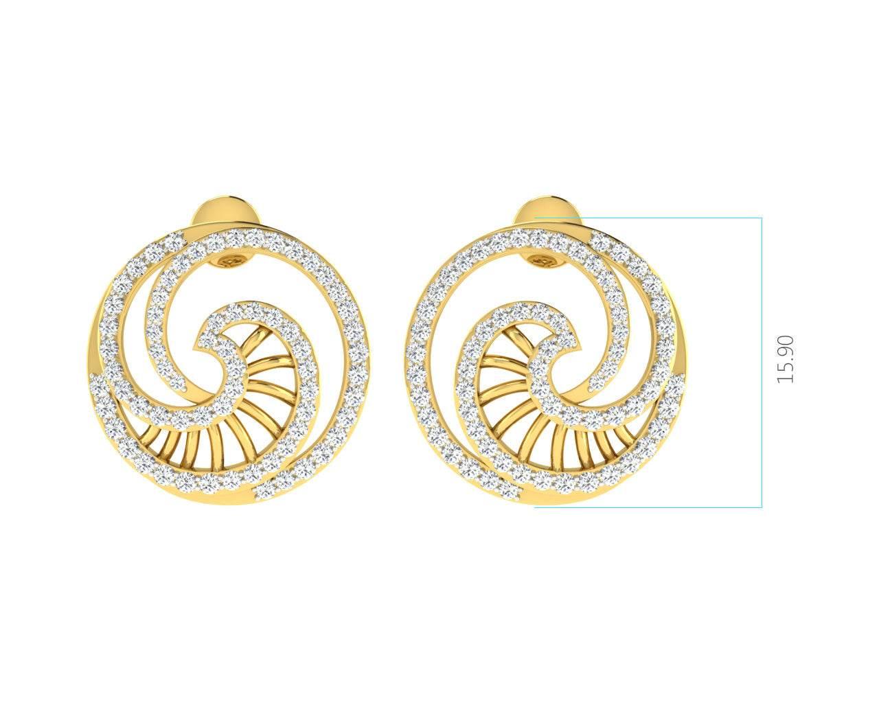Emel Diamond Earrings & Pendant Set - Jewelslane
