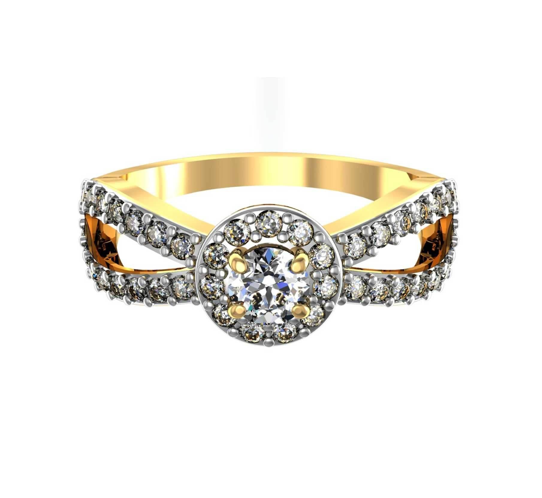 Solitaire Diamond engagement ring - Jewelslane