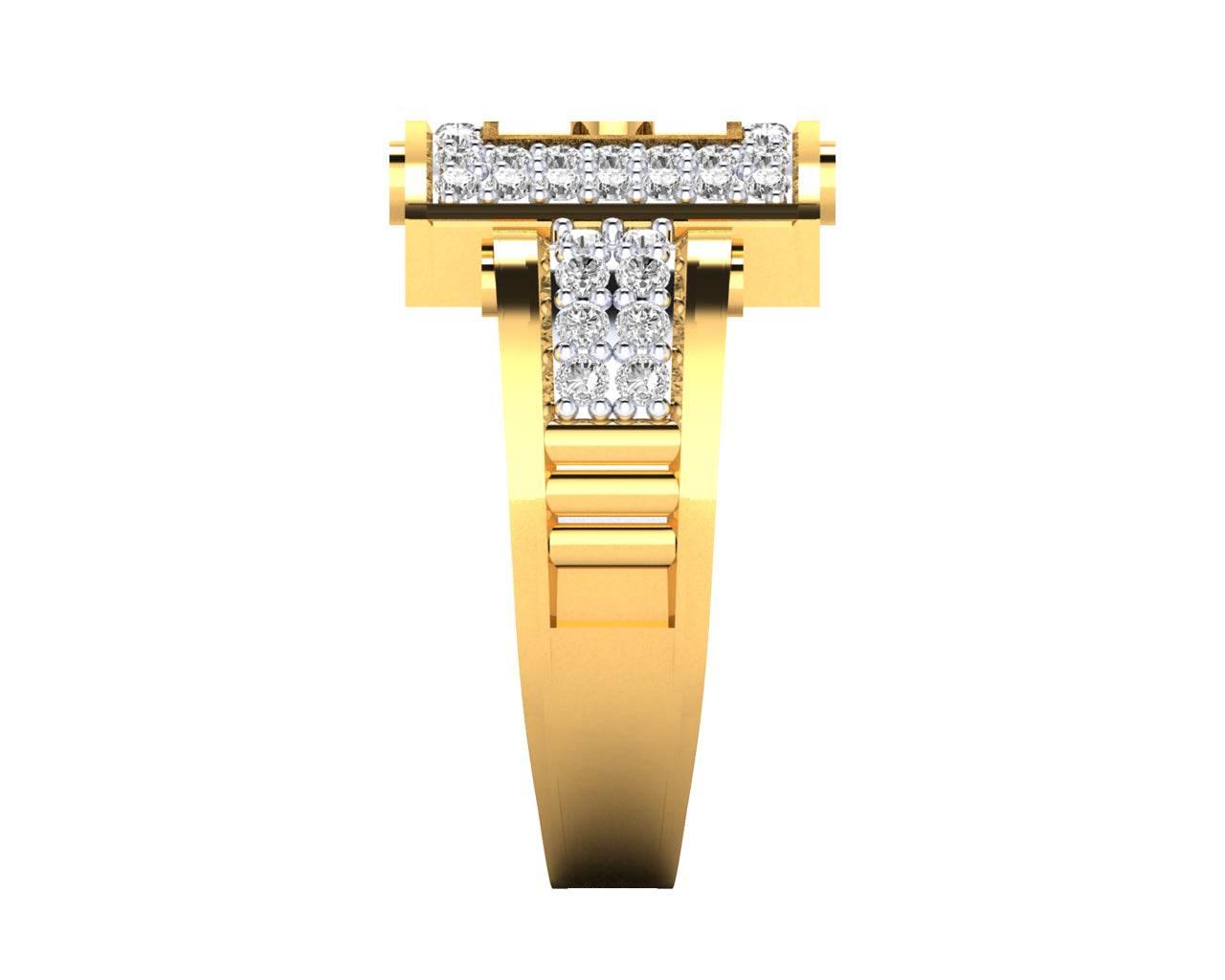 Evans diamond ring in 18k Gold - Jewelslane