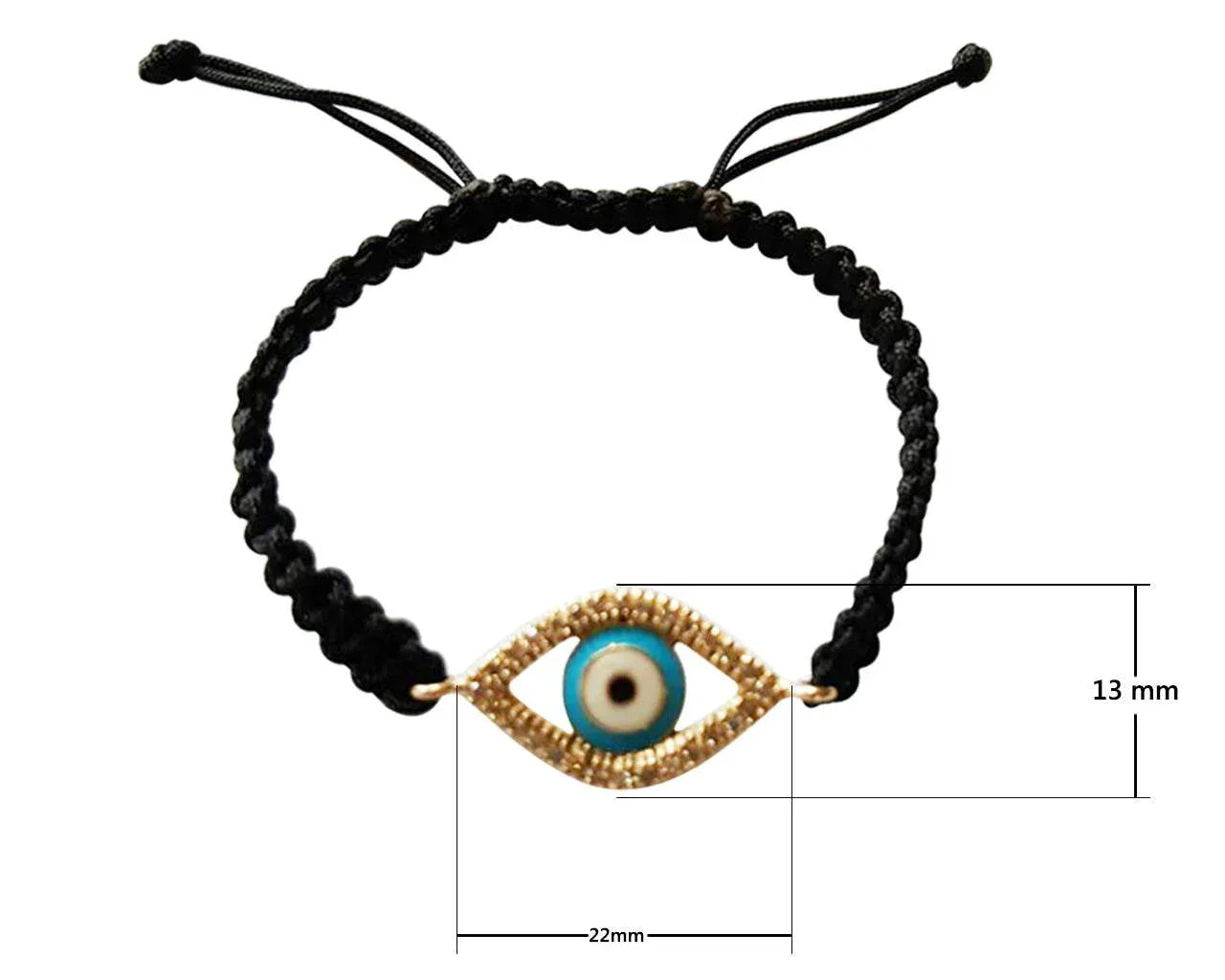 Evil Eye Gold Bracelet - Jewelslane