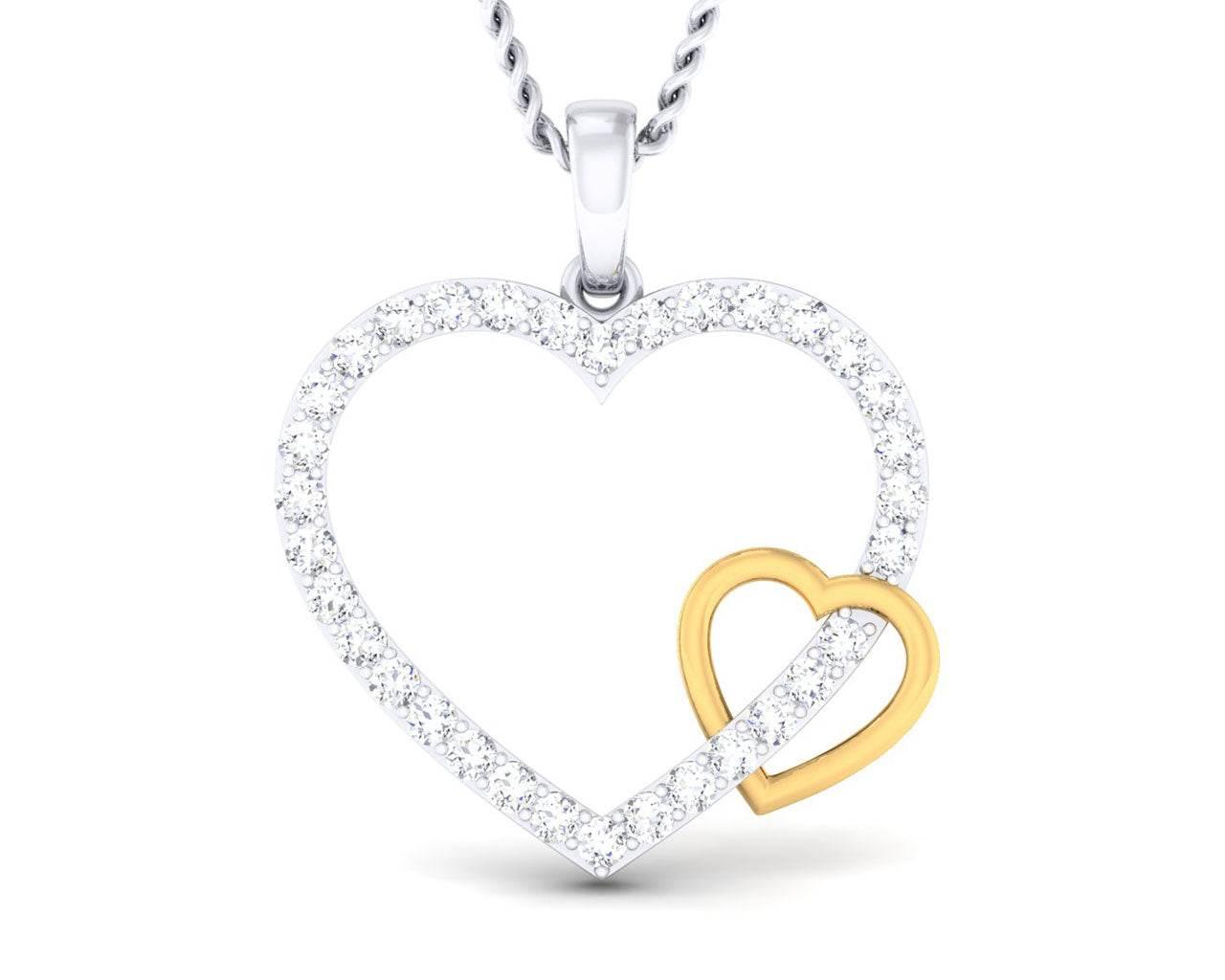 Fania Valentine Special Diamond Pendant - Jewelslane