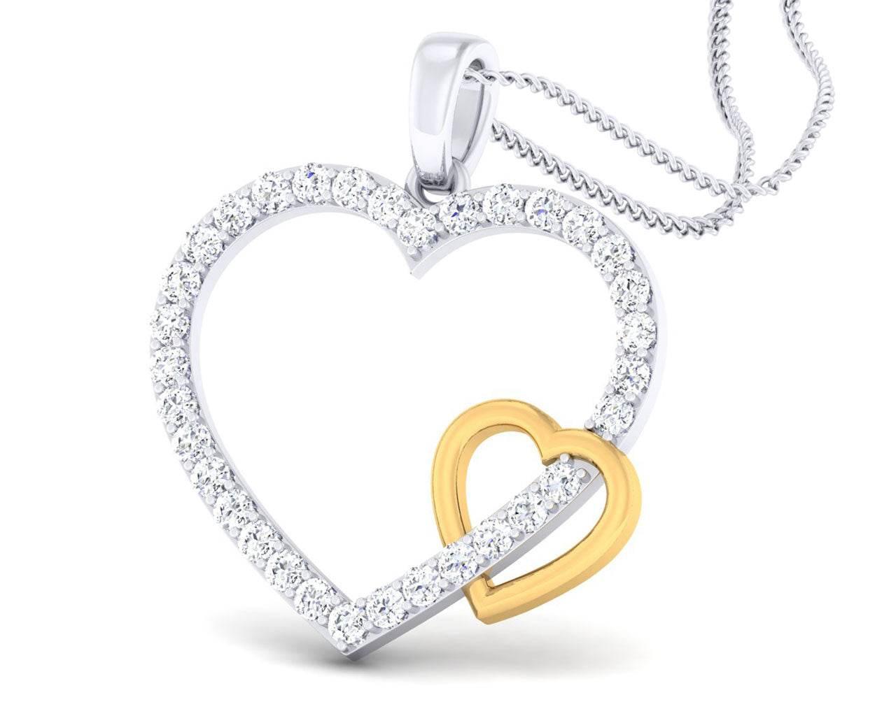 Fania Valentine Special Diamond Pendant - Jewelslane