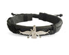 Faravahar Leather Bracelet in 925 silver - Jewelslane