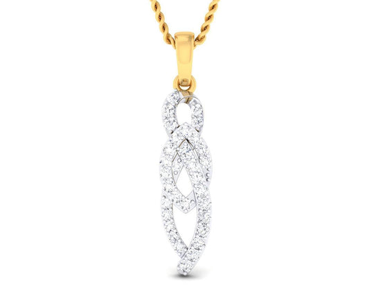 Feni Diamond Pendant in Gold - Jewelslane