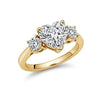 Feya Heart Shape Lab Diamond Valentines Ring - Jewelslane